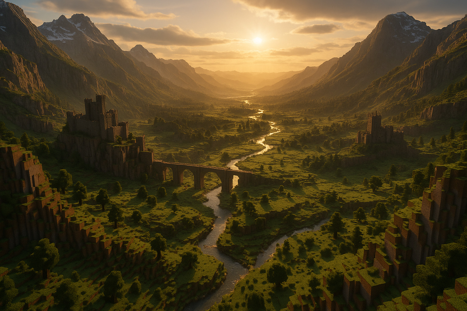 Minecraft 10,000 Player Battle